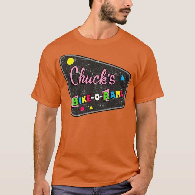 T-shirt Chuck's Bike-O-Rama (Devant)