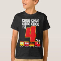 Chug Chug Choo Choo Je suis 4 4e fête de train d'a