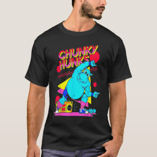 T-shirt Chunky Hunks Gym Poids Bodybuilding Muscle