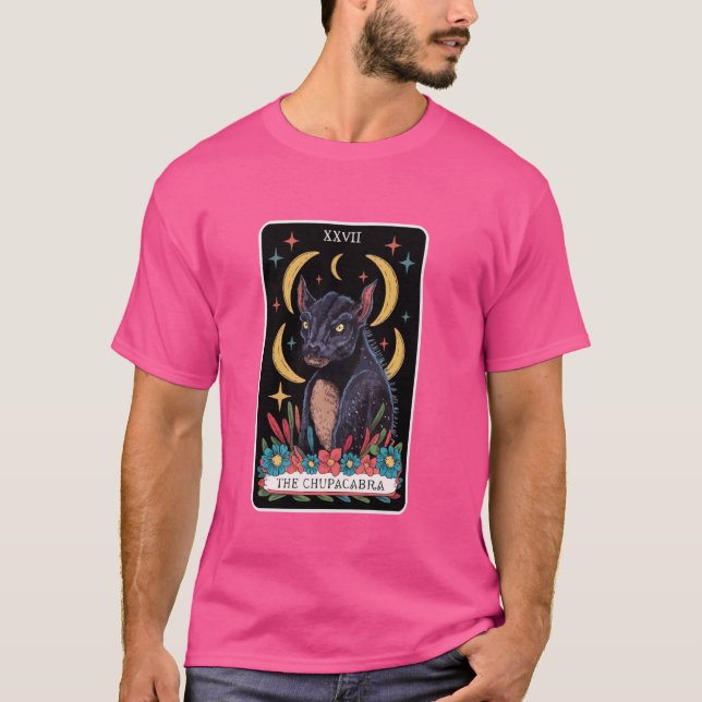 T-shirt Chupacabra Créature légendaire Mythique Bête Crypt (Devant)