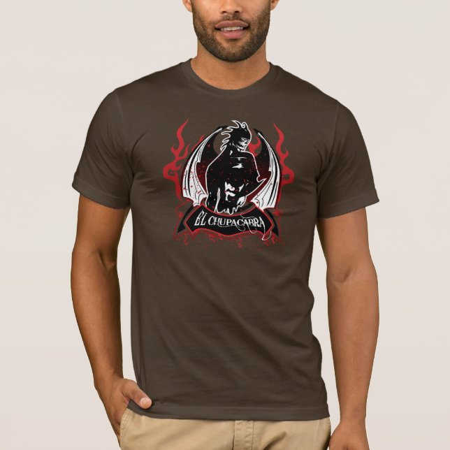 T-shirt Chupacabra d'EL - le surgeon de chèvre (Devant)