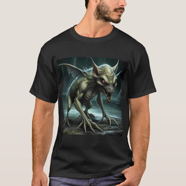 T-shirt Chupacabra - Monstres ou animaux en cristaux (Devant)