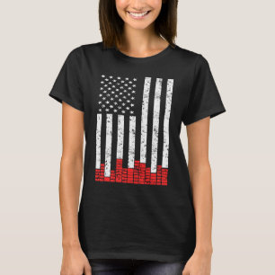 T-shirt Church Sound Guy US Drapeau Audio Tech Ingénieur