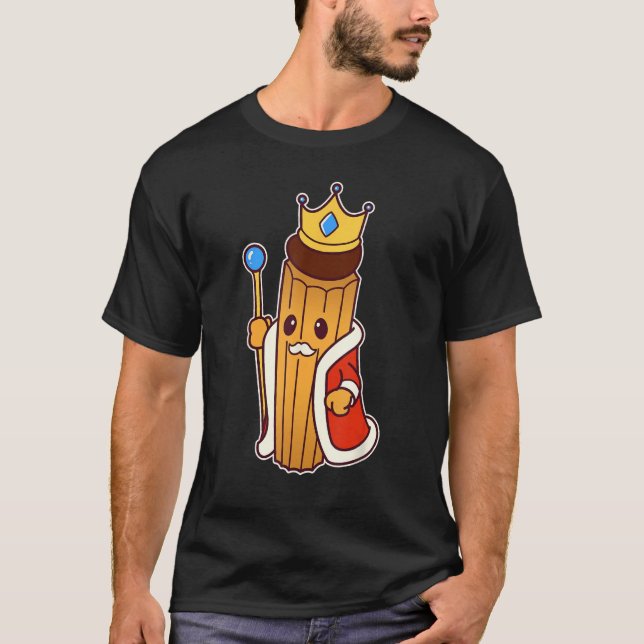 T-shirt Churro King - Spanish  Portuguese Cuisine (Devant)