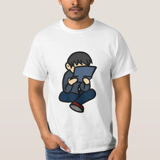 T-shirt Chut ! Je joue des jeux vidéo (Devant)