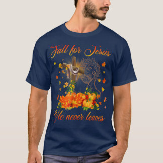 T-shirt Chute Awesme Pour Jésus Il N'A Jamais Feuille Auto