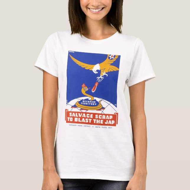 T-shirt Chute de récupération (Devant)