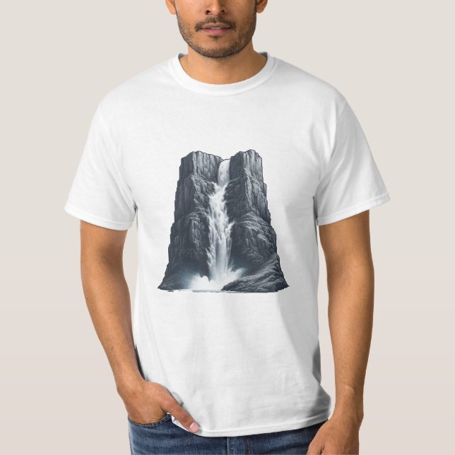 T-shirt Chute d'eau rêvée (Devant)