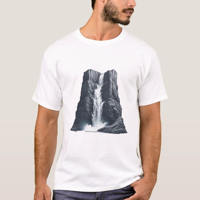 T-shirt Chute d'eau rêvée (Devant)