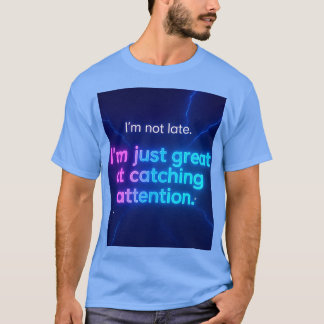 T-shirt chute d'énergie du noeud Neon instoppable