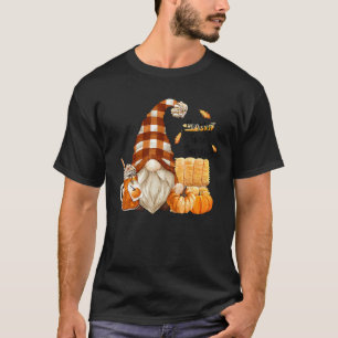 T-shirt Chute Gnome Citrouille épices Tout mignon Gnome Ha