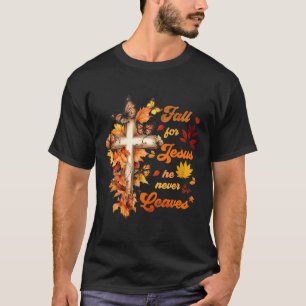 T-shirt Chute Pour Jésus Il Ne Laisse Jamais Belle Chute P