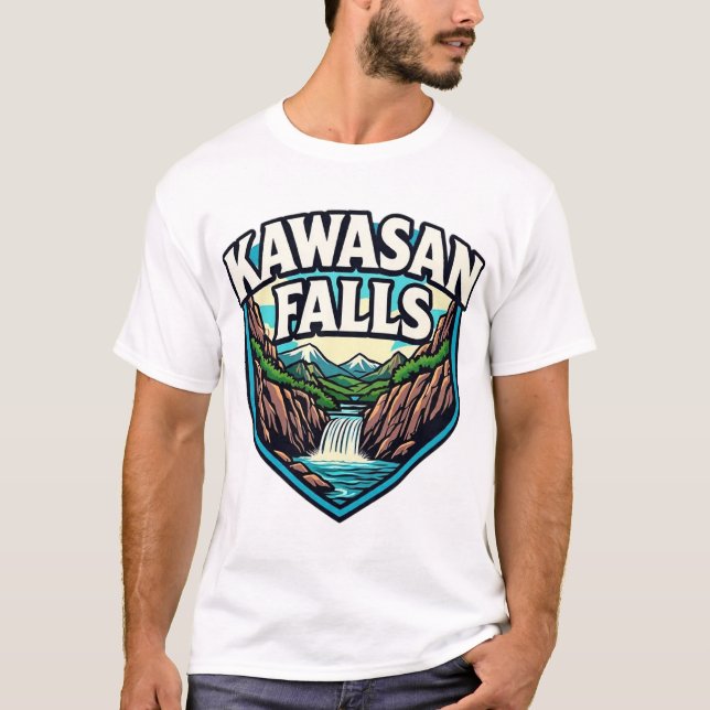 T-SHIRT CHUTES DE KAWASAN (Devant)