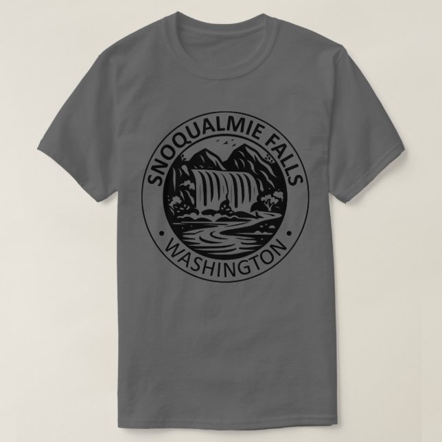 T-shirt Chutes de Snoqualmie (Design devant)
