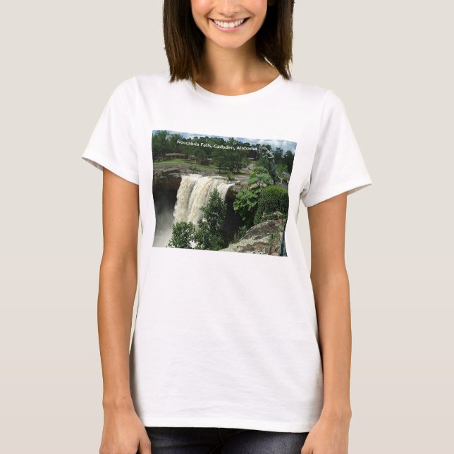 T-shirt Chutes Noccalula, Gadsden, Alabama (Devant)