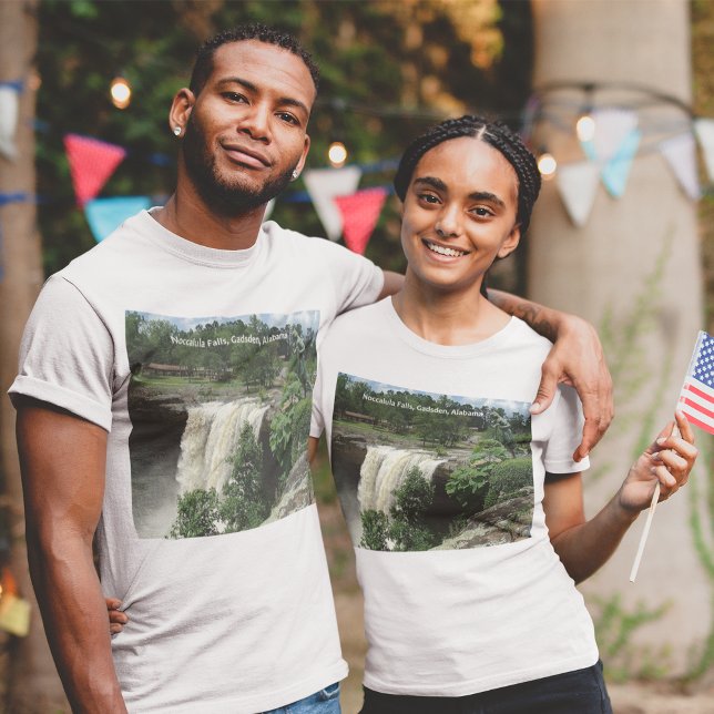 T-shirt Chutes Noccalula, Gadsden, Alabama (Noccalula Falls, Gadsden, Alabama T-Shirt)