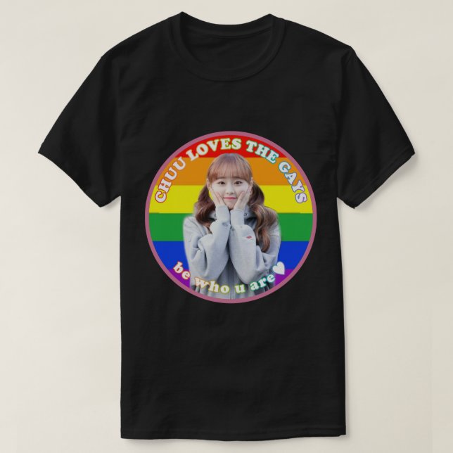 T-shirt CHUU ADORE GAYS Sticker.png (Design devant)