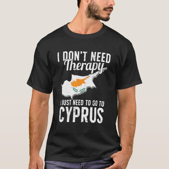 T-shirt Chypre Drapeau I Chypre Drapeau I Vacances Chypre (Devant)