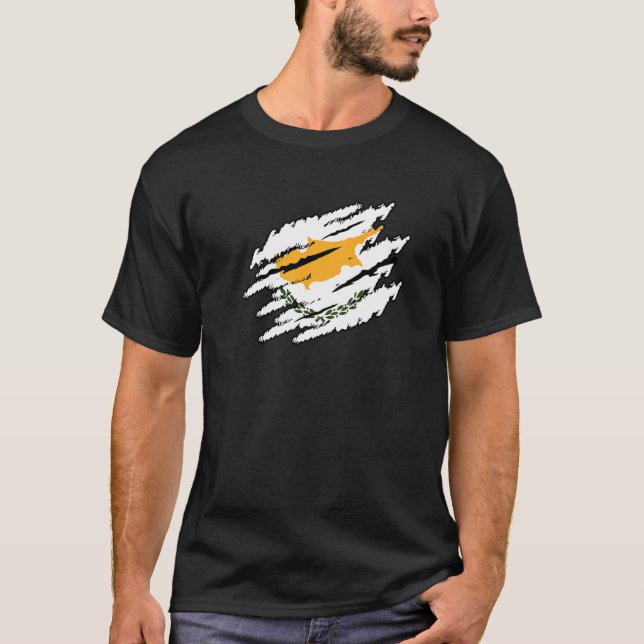 T-shirt Chypre Rétro (Devant)