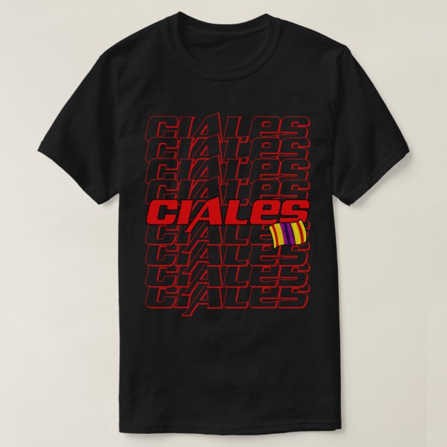 T-shirt Ciales Cascade texte 3 (Design devant)