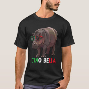 T-shirt Ciao Bella Hippo Lunettes de soleil Hippopotame It