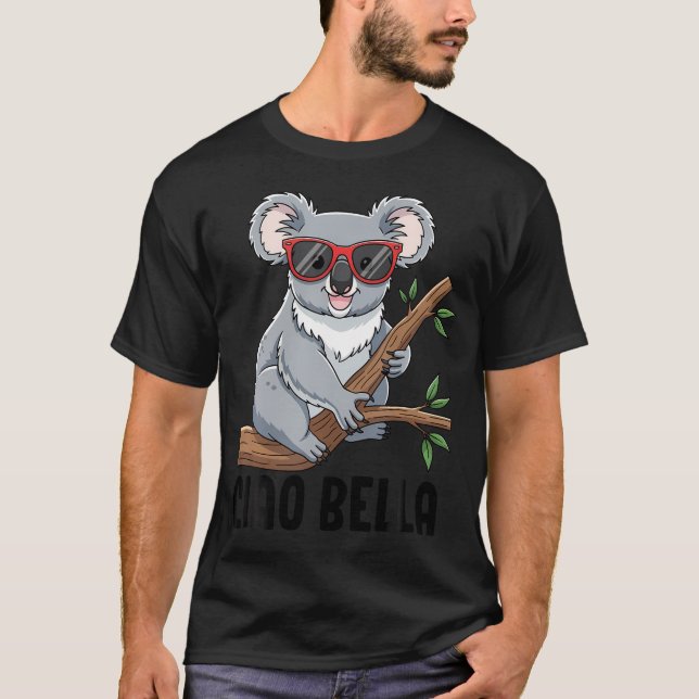 T-shirt Ciao Bella Koala (Devant)