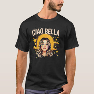 T-shirt Ciao Bella Vespa Roma fille italienne