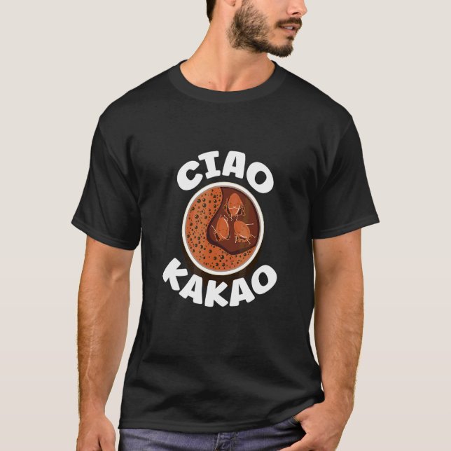 T-shirt Ciao Cacao Chocolat Cacao (Devant)