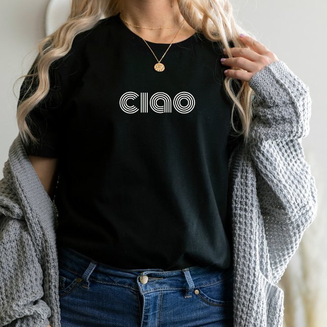 T-shirt Ciao | Typographie italienne moderne cool (Créateur téléchargé)