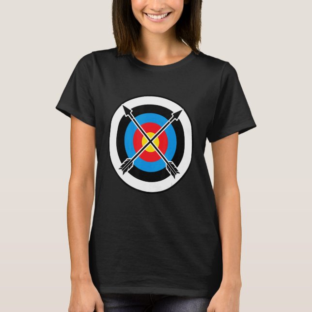 T-shirt Cible Archer Arrow Bow Cible Archer (Devant)