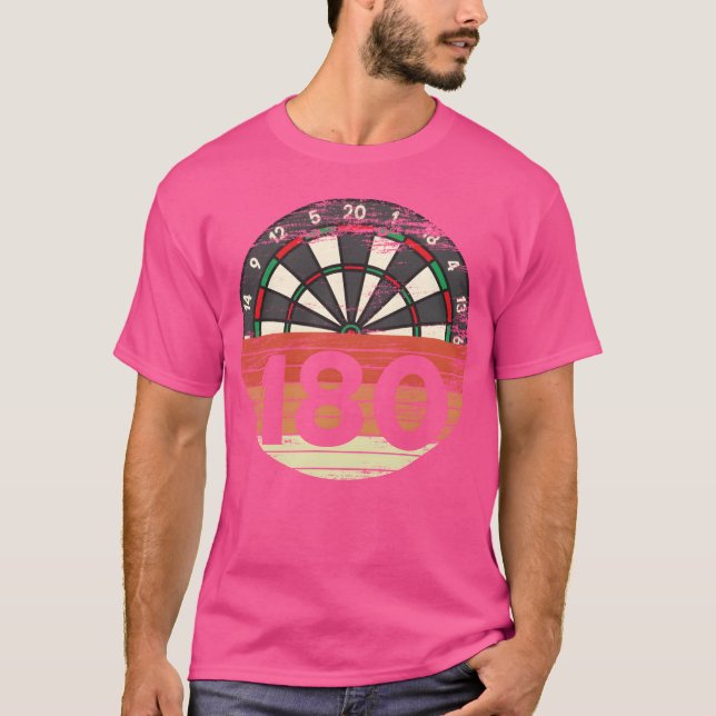 T-shirt Cible de fléchettes vintage (Devant)