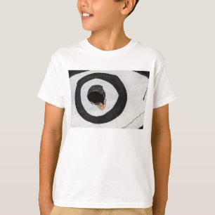 T-shirt cible déchire
