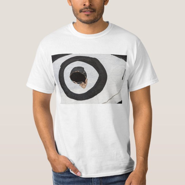 T-shirt cible déchirures (Devant)