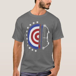 T-shirt cible et arc-en-ciel