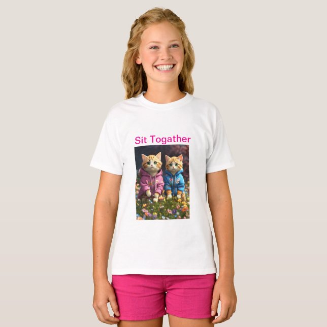 T-shirt "Cibler ensemble" (Devant entier)