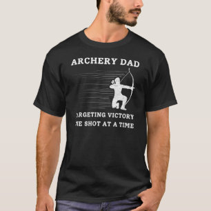 T-shirt Cibler la victoire Papa au tir à l'arc