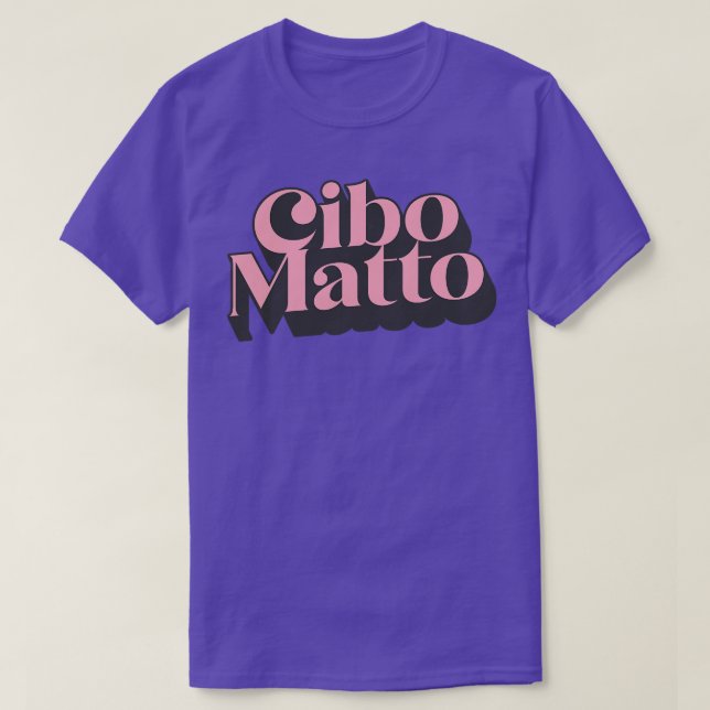 T-shirt Cibo Matto 90s Style Fan Design (Design devant)