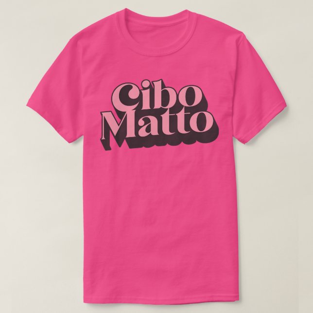 T-shirt Cibo Matto 90s Style Fan Design (Design devant)