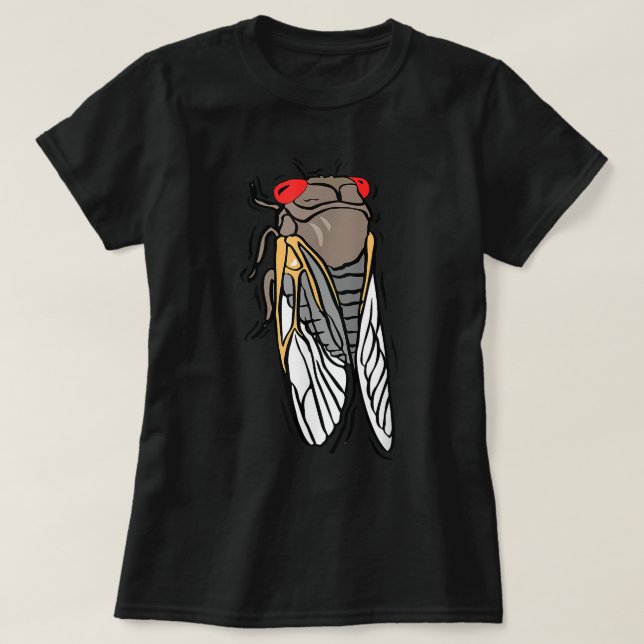 T-shirt Cicada Brood X Insect Magicicada Great Eastern Bro (Design devant)