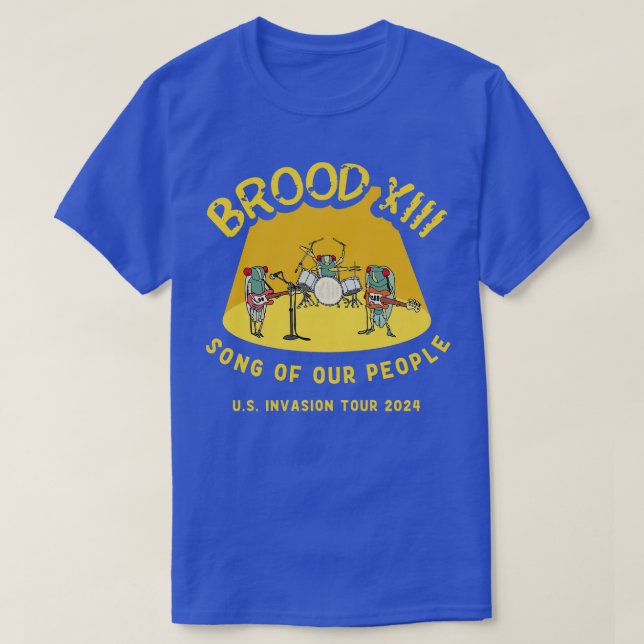 T-shirt Cicada Brood XIII Cicada Chanson 1 (Design devant)