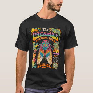 T-shirt Cicada Brood Xiv Été 2025 Réunion Tour d'été 2025