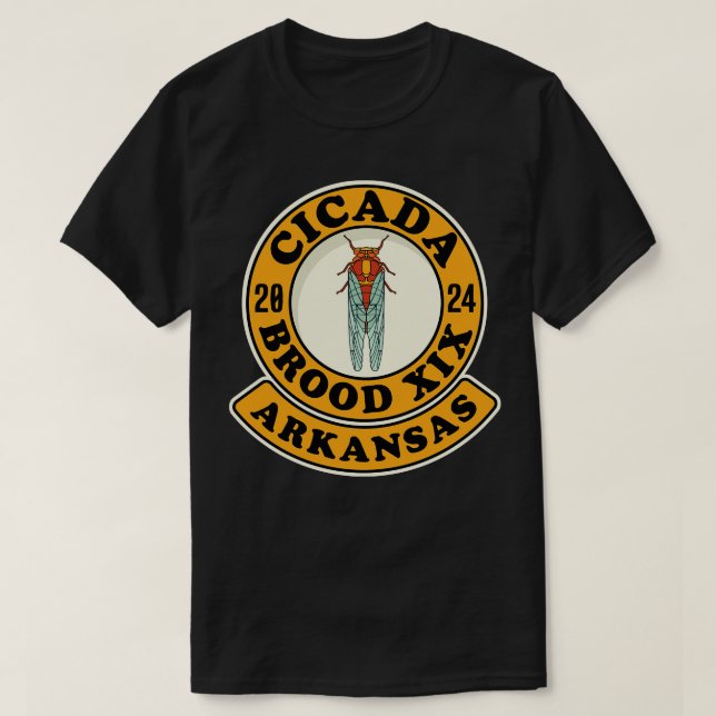 T-shirt Cicada Brood XIX Arkansas (Design devant)