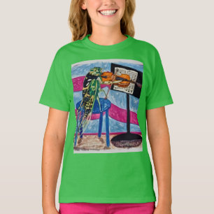 T-shirt Cicada Cassandra Joue Le 🎻 Violon