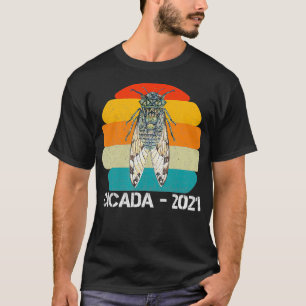 T-shirt Cicada Funny Insect Adultes adultes 2021 les année