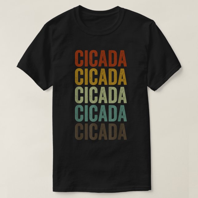 T-shirt Cicada Retro (Design devant)