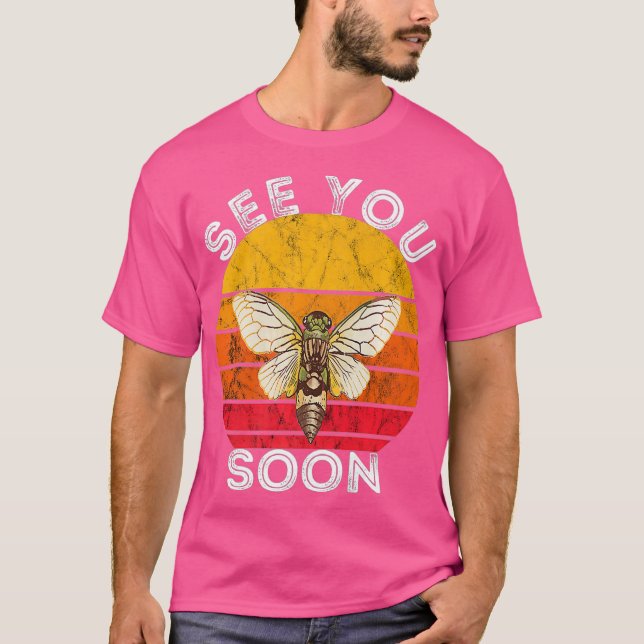 T-shirt Cicada Vous Voir Bientôt Magicada Brood Insect (Devant)