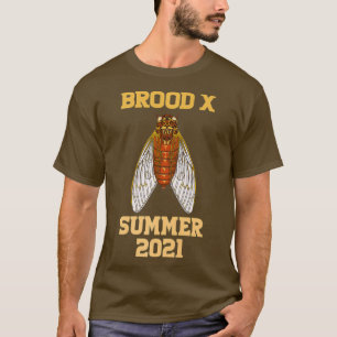 T-shirt Cicadas Brood X 2021 été Insect cicada hommes