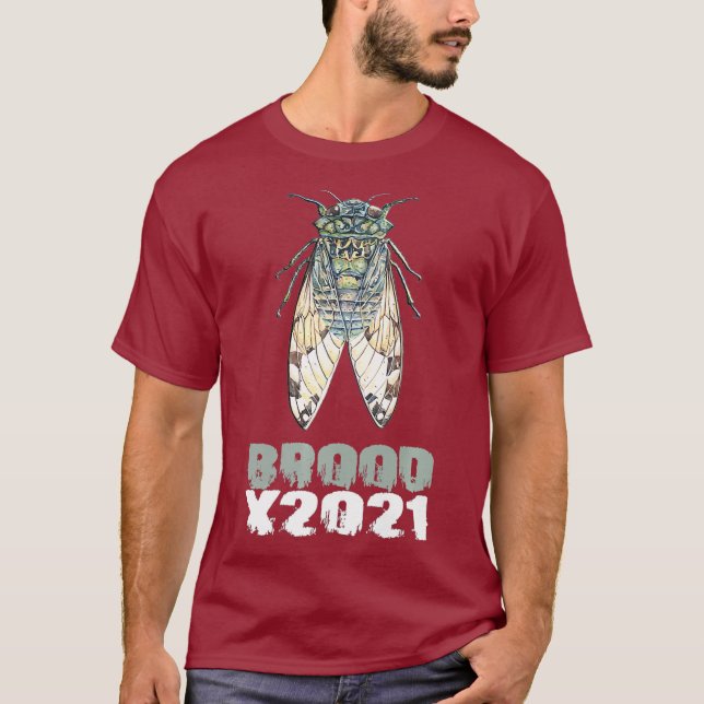 T-shirt Cicadas Brood X 2021 Magicicada Premium (Devant)