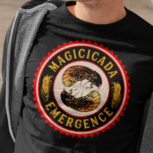 T-shirt Cicadas Magicada Emergence Funny Retro