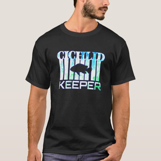 T-shirt Cichlid Keeper Splashage Aquarium Cichlid Fish Bre (Devant)